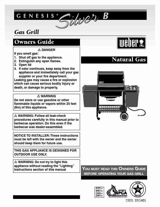 Weber Gas Grill A101 c-page_pdf